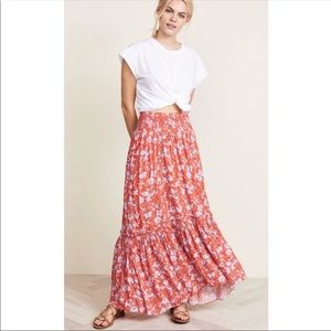 Free people maxi skirt